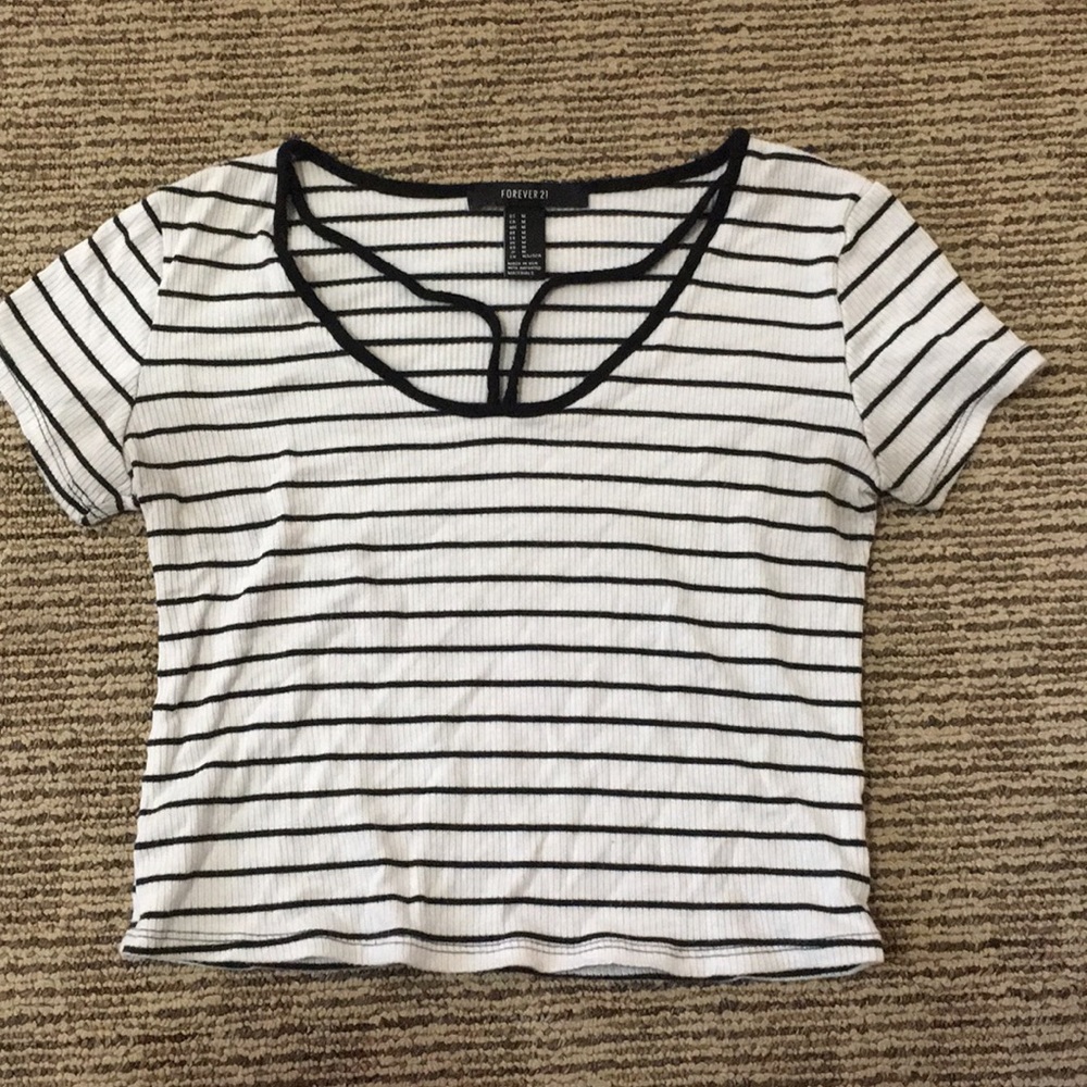 Stripped crop top
